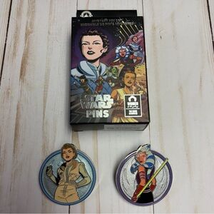 Star Wars Women Of The Galaxy Set of 2 Pins Princess Leia Organa and Ahsoka Tano